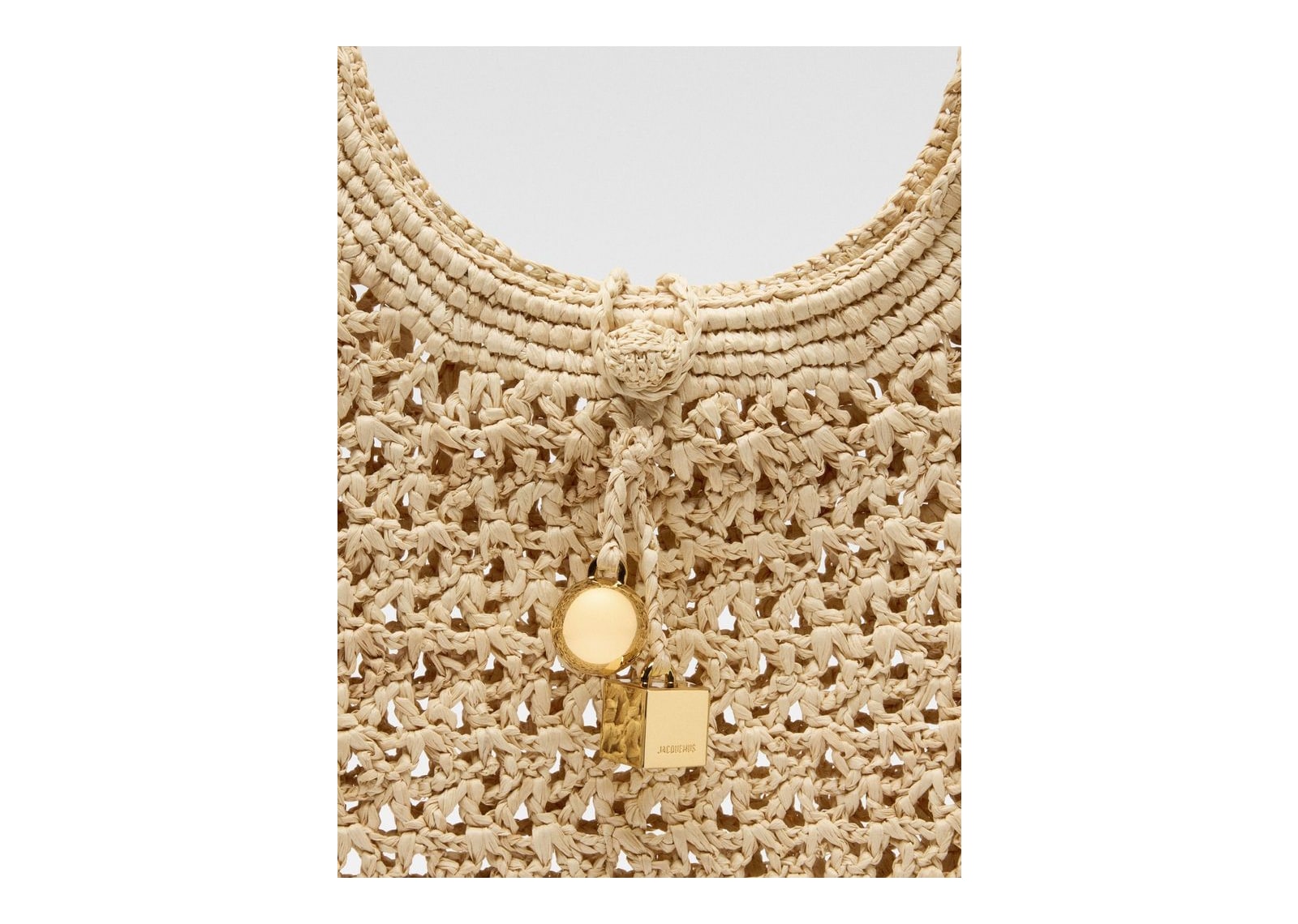 Jacquemus Le Rond Spiaggia Natural - görsel 4