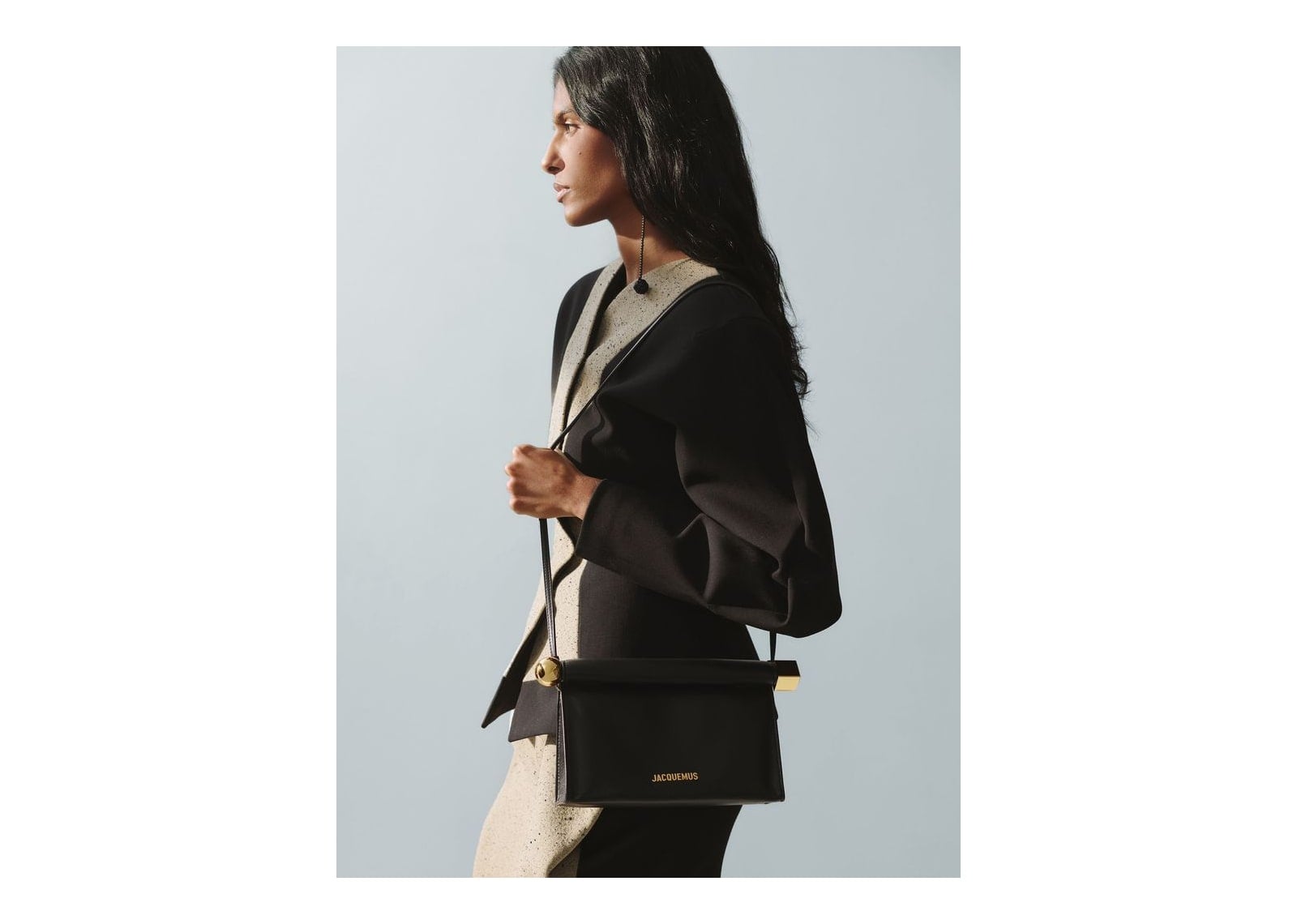 Jacquemus Le Sac Rond Carré Black - görsel 2