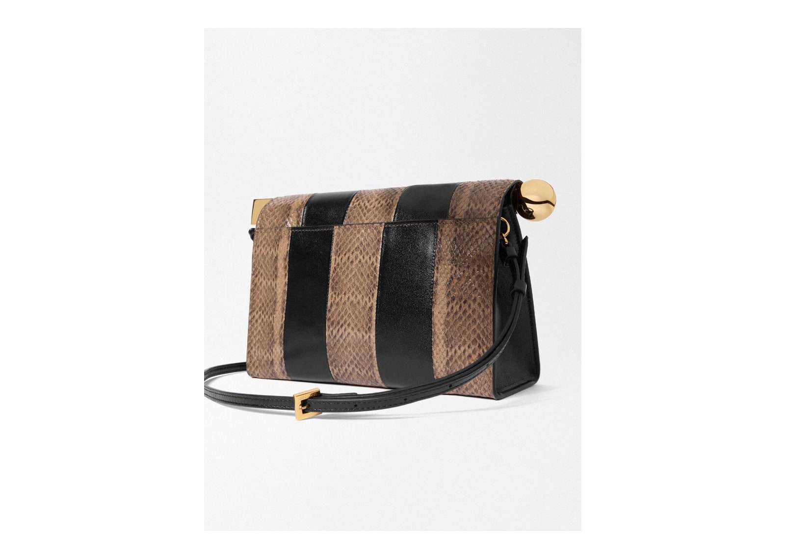 Jacquemus Le Sac Rond Carré Black/Beige - görsel 4
