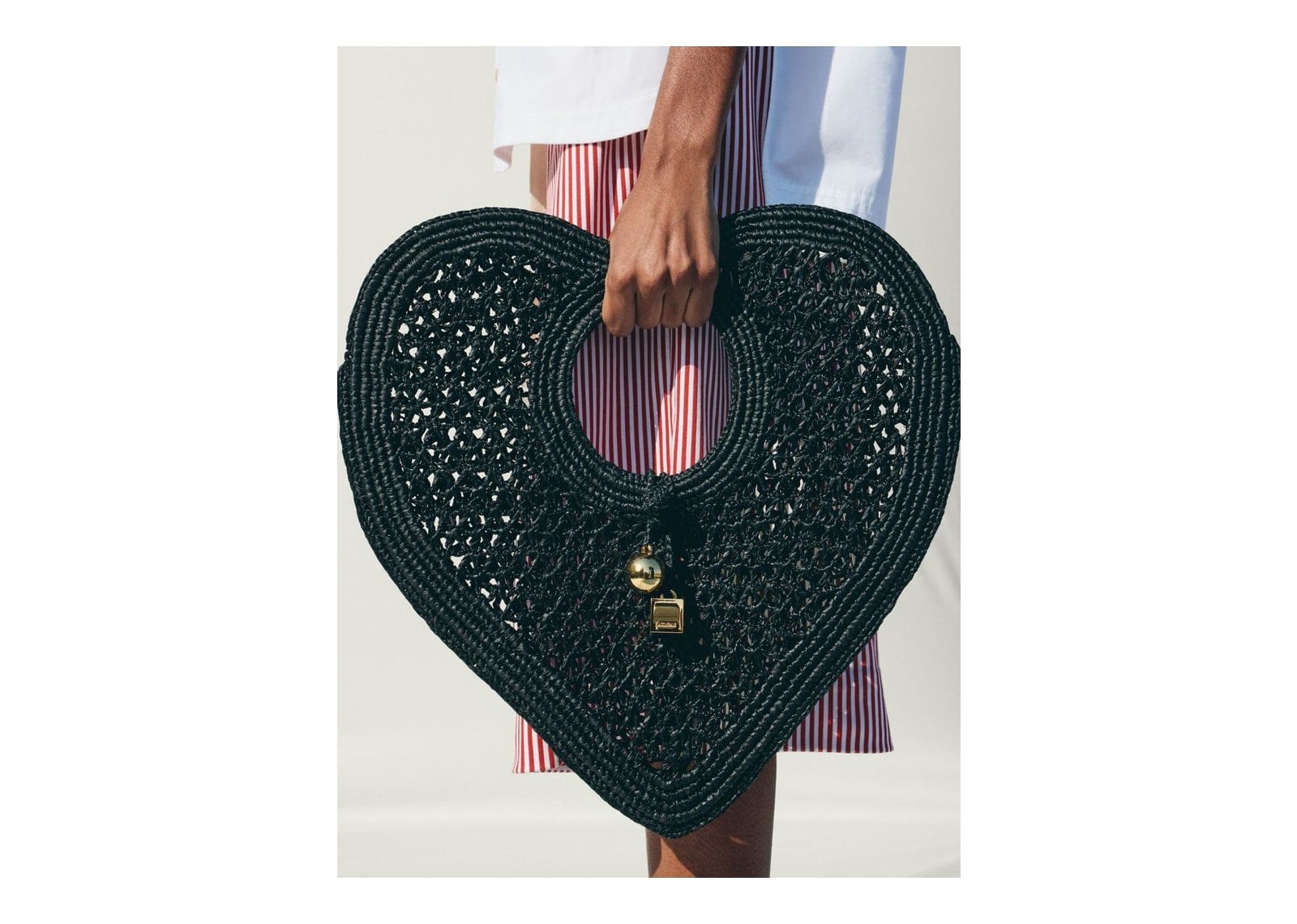 Jacquemus Le Spiaggia Coeur Black - görsel 2