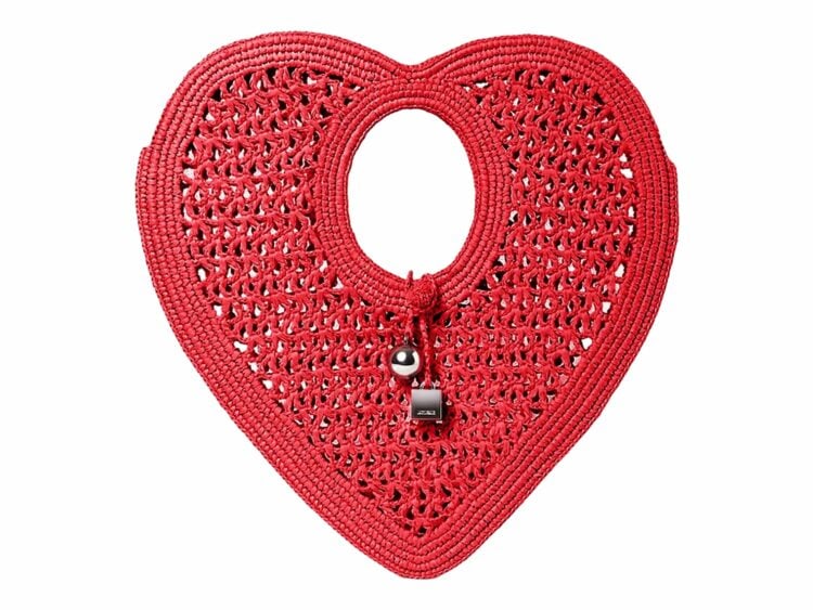 Jacquemus Le Spiaggia Coeur Red/Gold