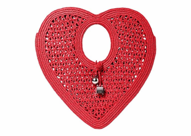 Jacquemus Le Spiaggia Coeur Red/Gold