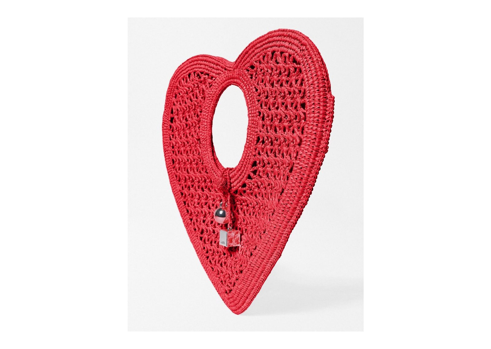 Jacquemus Le Spiaggia Coeur Red/Gold - görsel 3