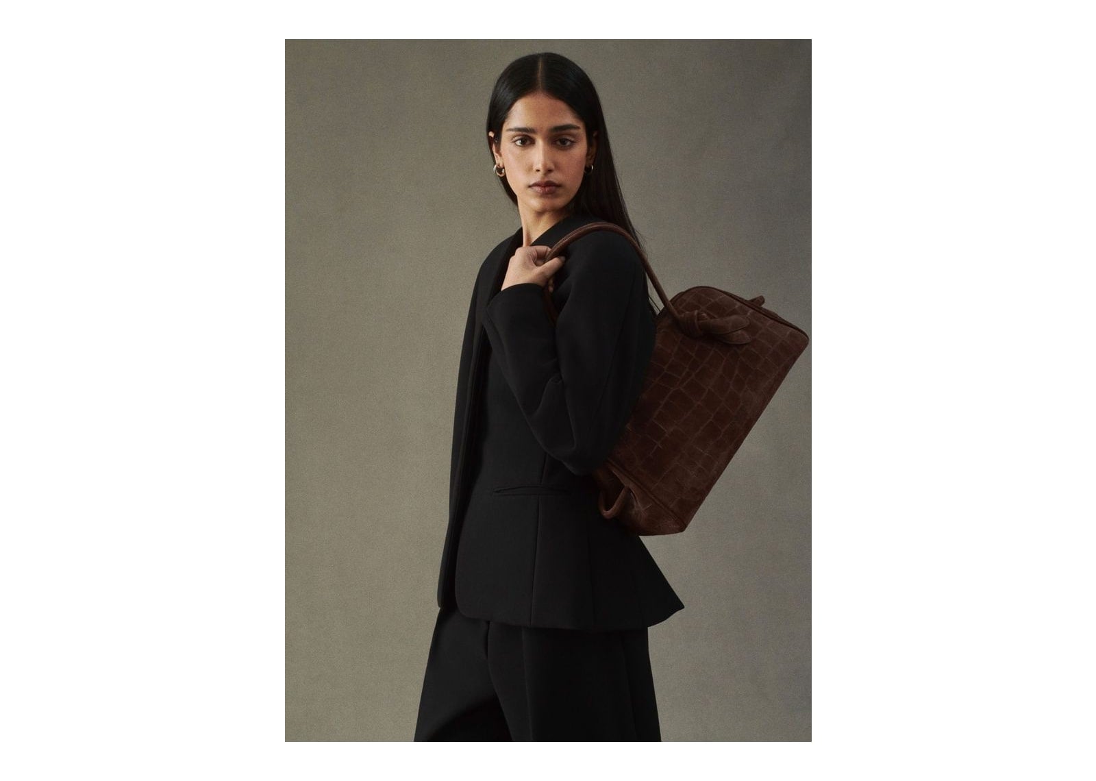 Jacquemus Le Turismo Croc Dark Brown - görsel 7