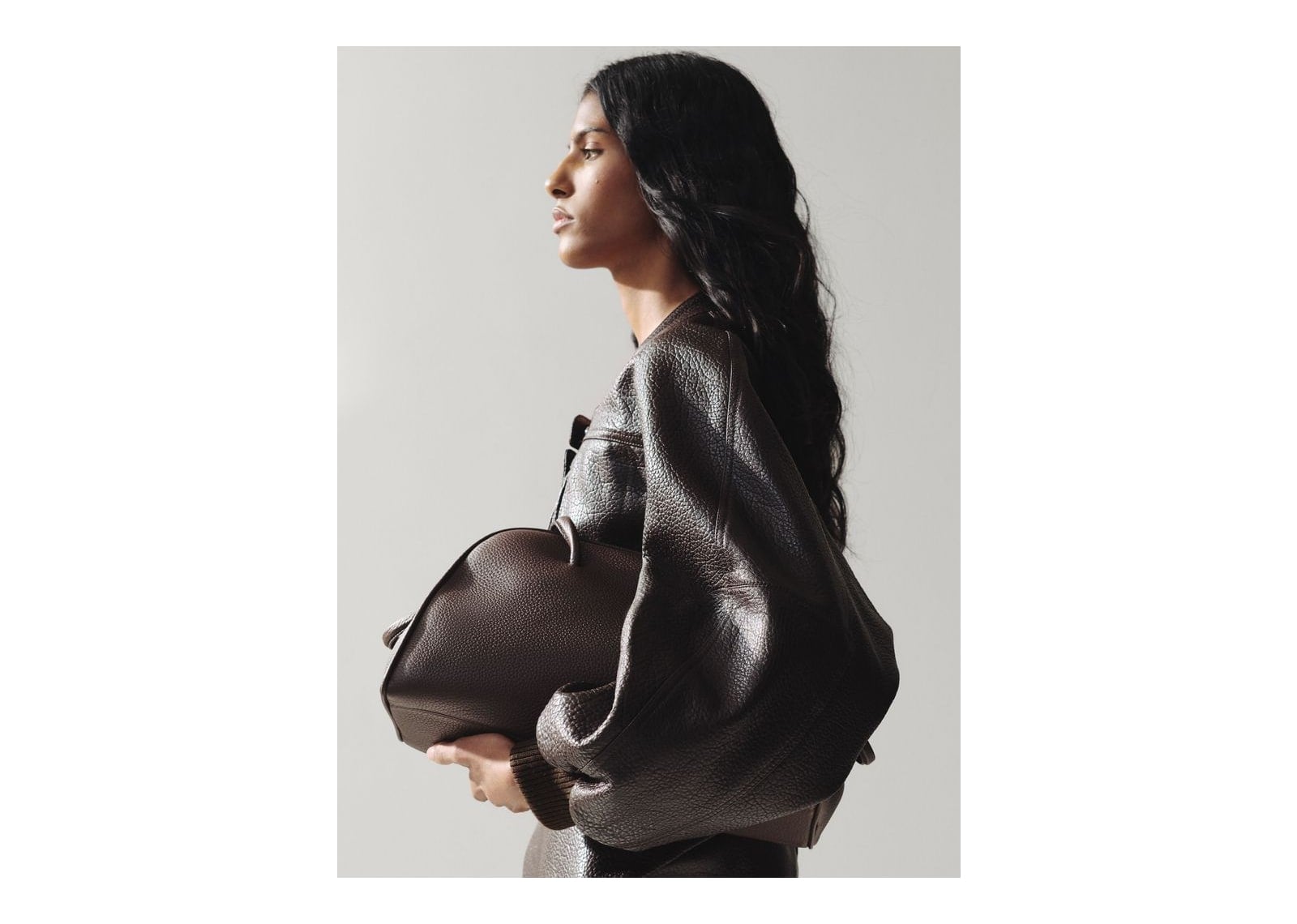 Jacquemus Le Turismo Grained Dark Brown - görsel 2