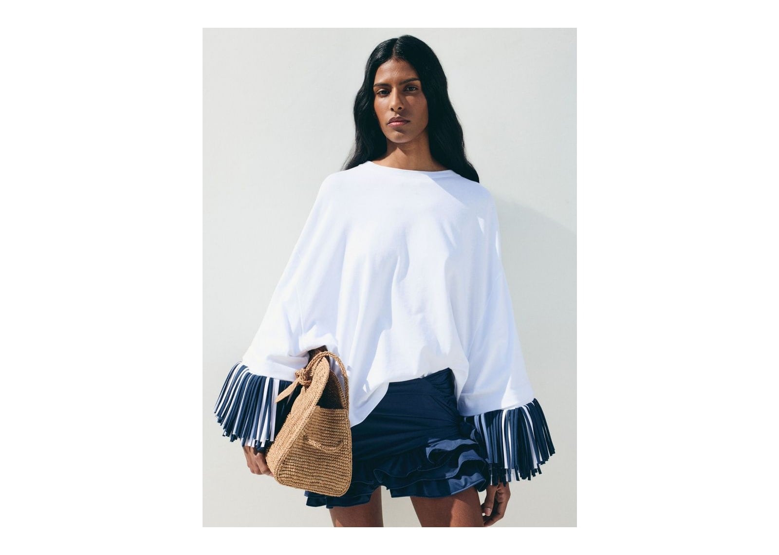 Jacquemus Le Turismo Raphia Beige - görsel 2