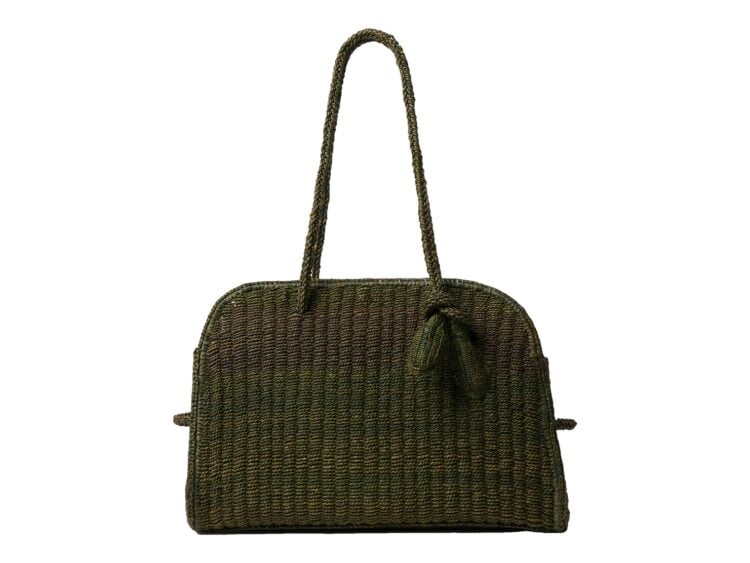 Jacquemus Le Turismo Raphia Dark Green