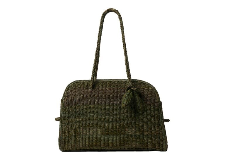 Jacquemus Le Turismo Raphia Dark Green