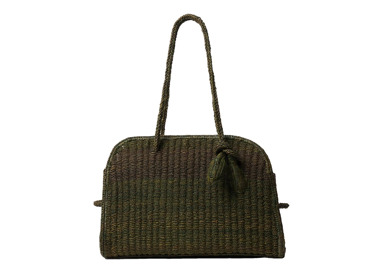 Jacquemus Le Turismo Raphia Dark Green