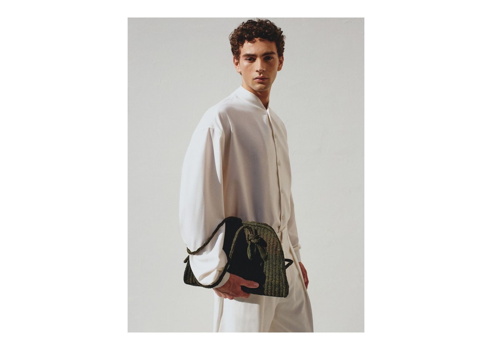 Jacquemus Le Turismo Raphia Dark Green - görsel 2