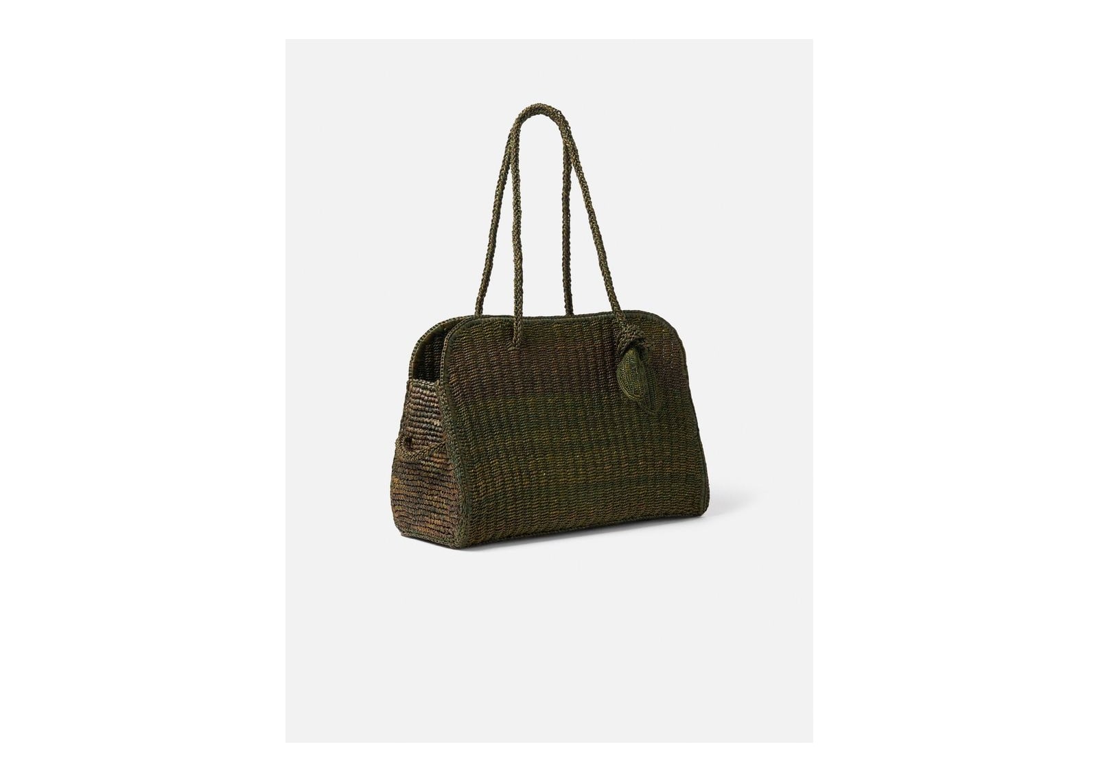 Jacquemus Le Turismo Raphia Dark Green - görsel 4