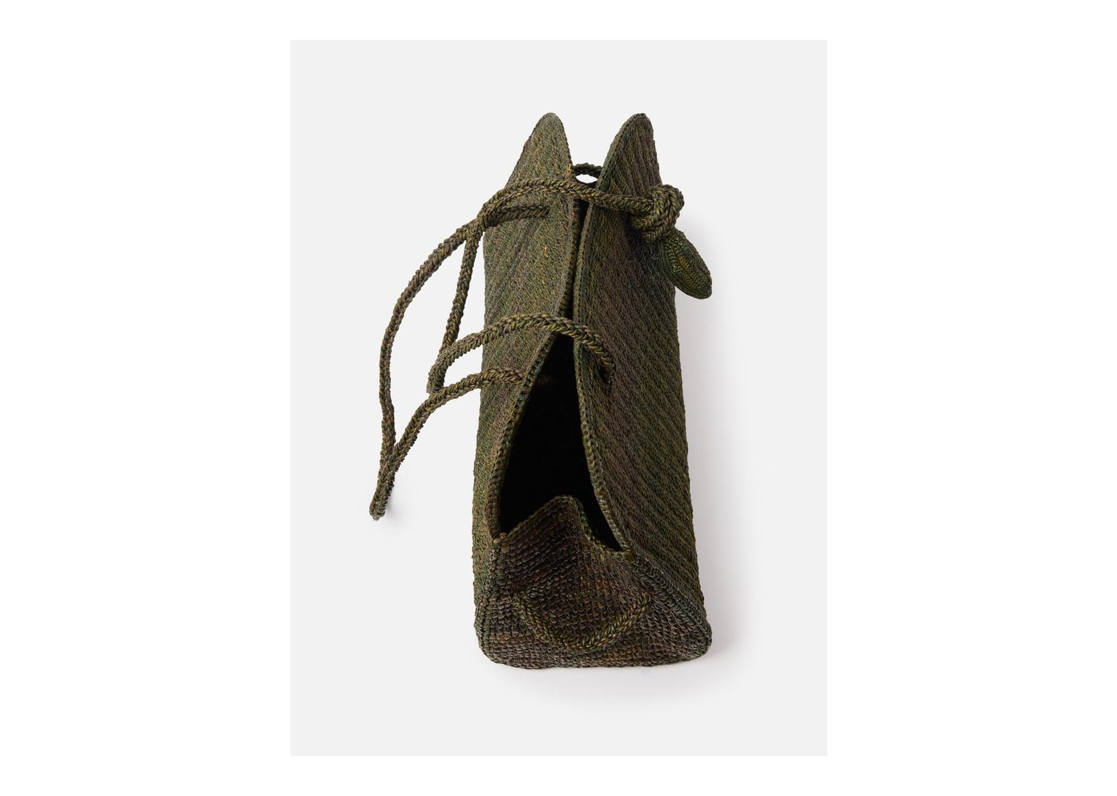 Jacquemus Le Turismo Raphia Dark Green - görsel 6