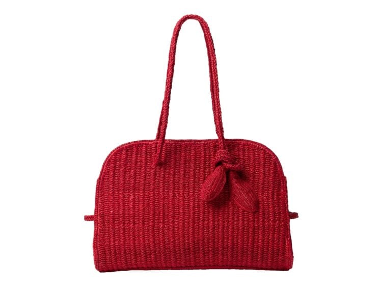 Jacquemus Le Turismo Raphia Red