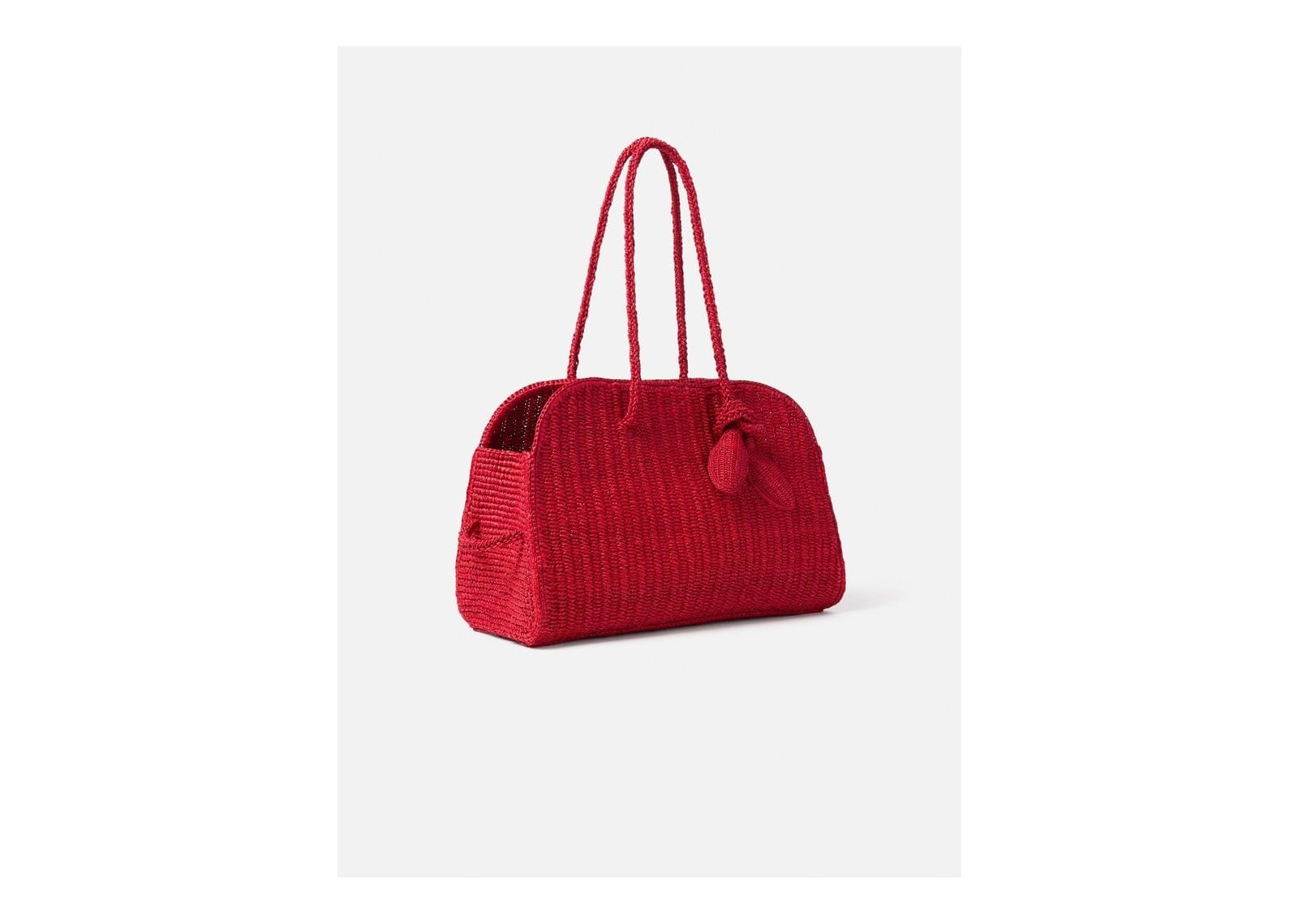 Jacquemus Le Turismo Raphia Red - görsel 5