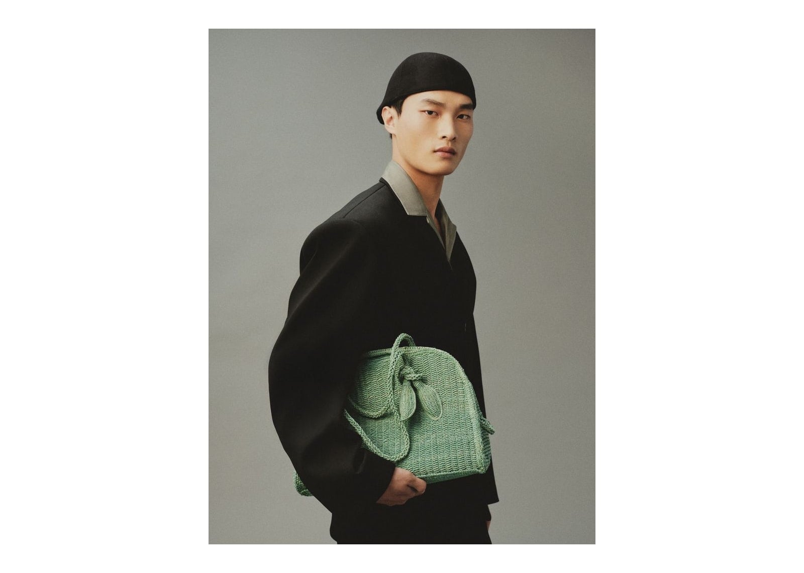 Jacquemus Le Turismo Raphia Turquoise - görsel 2