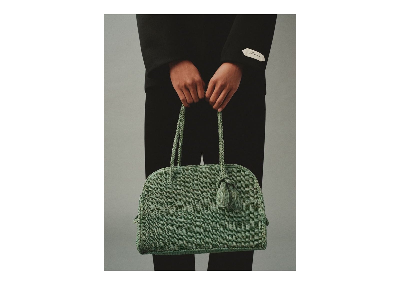 Jacquemus Le Turismo Raphia Turquoise - görsel 3