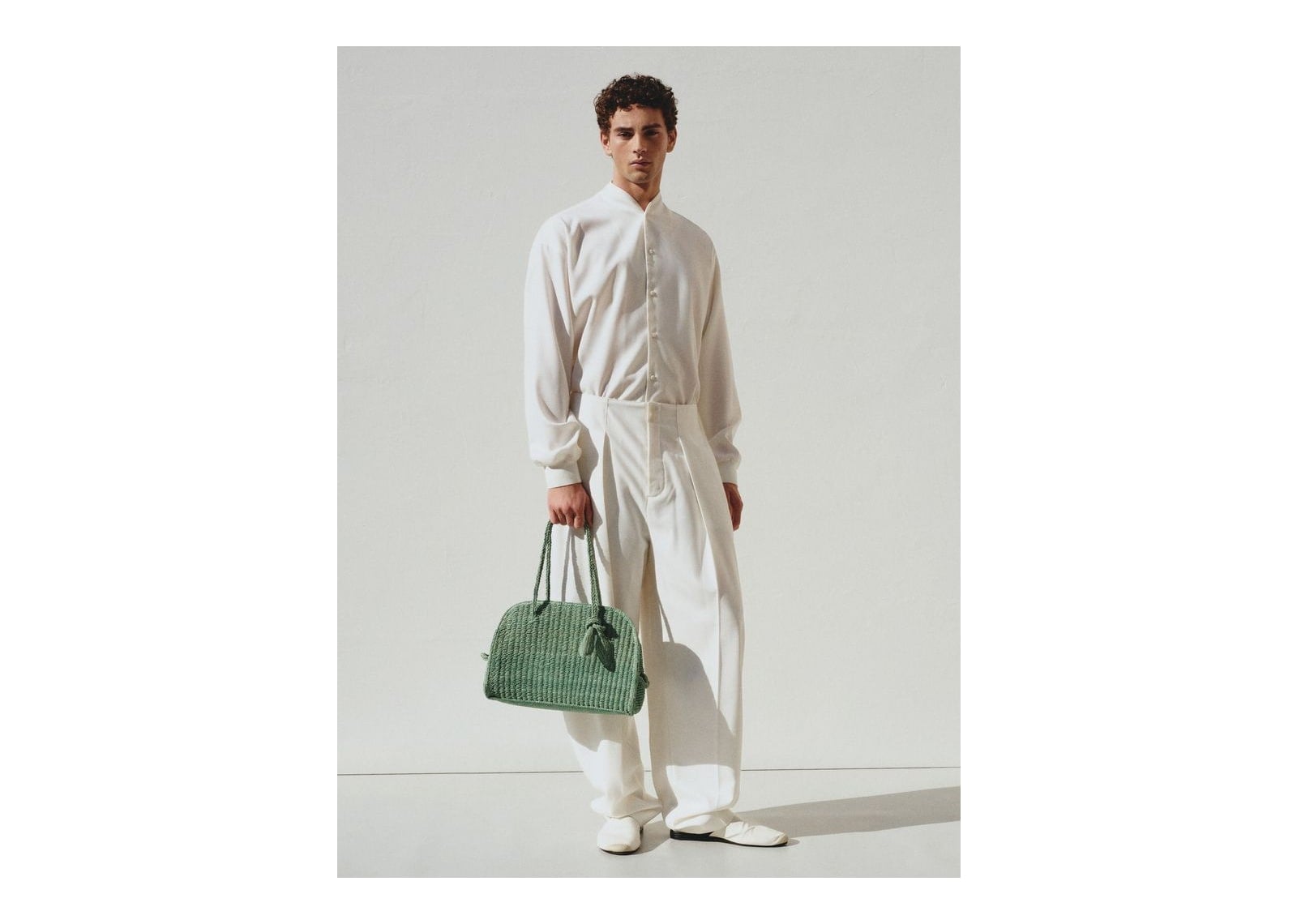 Jacquemus Le Turismo Raphia Turquoise - görsel 4