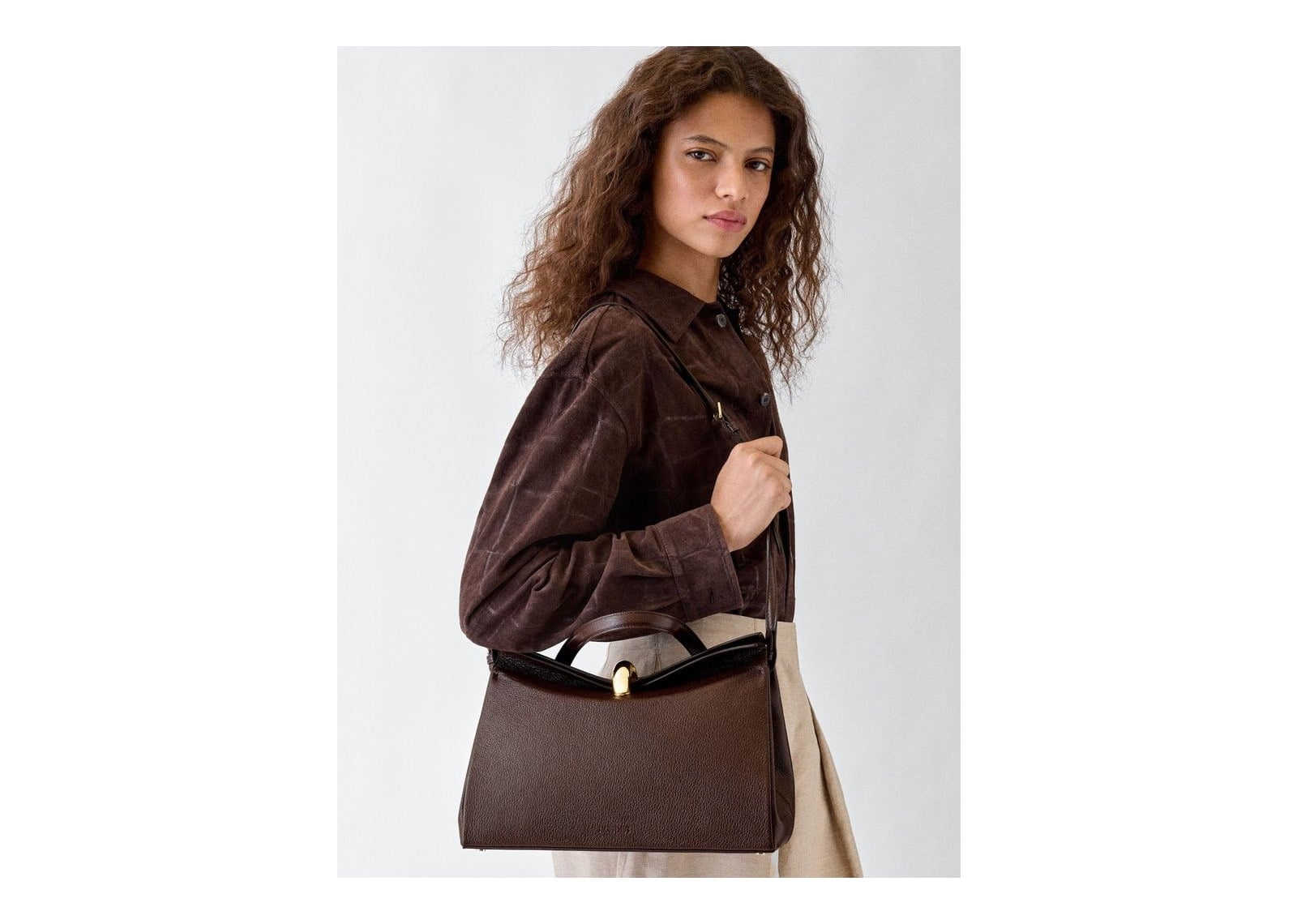 Jacquemus Le Valérie Dark Brown - görsel 3