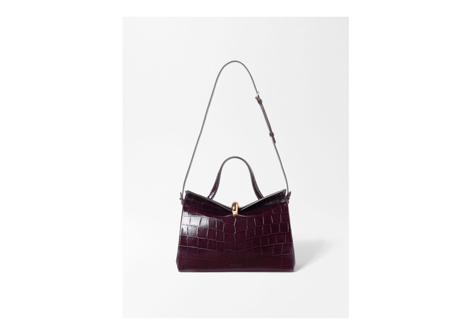 Jacquemus Le Valérie Dark Burgundy - görsel 4