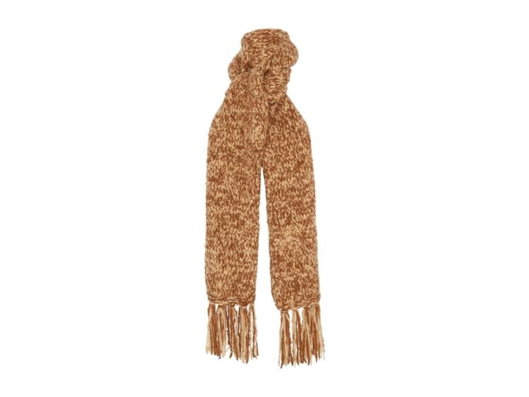 Kujten Hand Knit Scarf Heathered Hazelnut