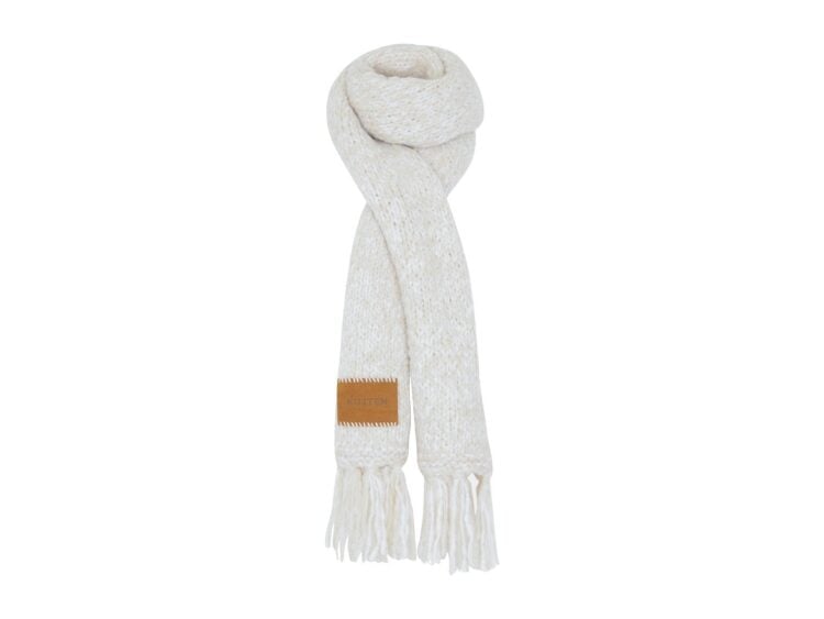Kujten Hand Knit Scarf Marl Organic
