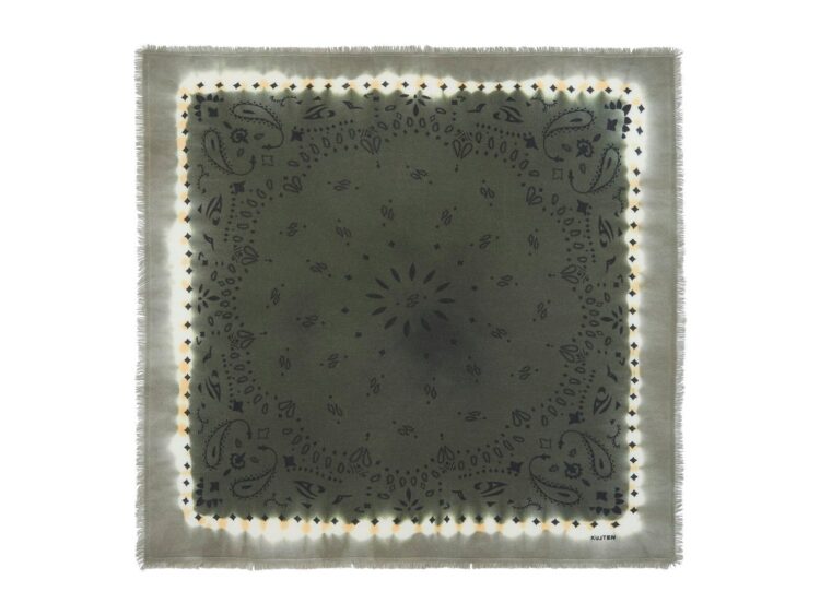 Kujten Large Bandana Hachiko Abba Dark Khaki