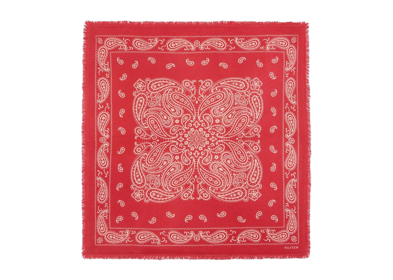 Kujten Large Coral Red Aron Bandana