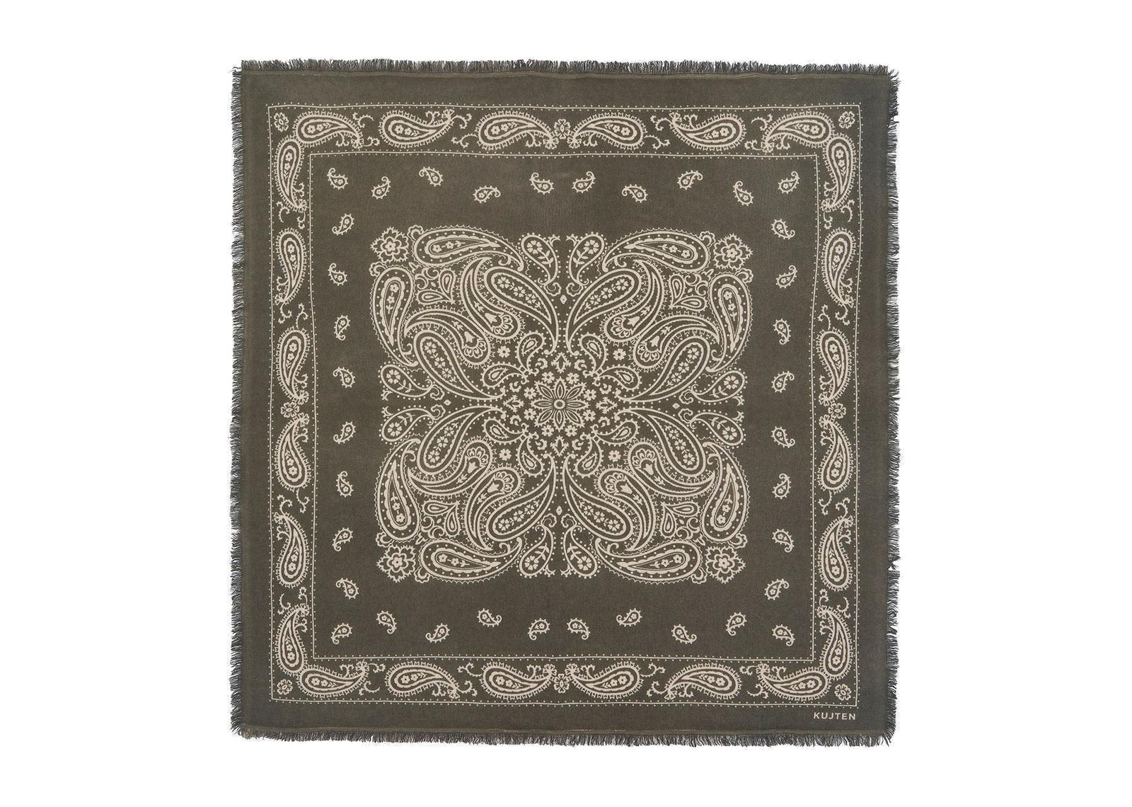 Kujten Large Dark Khaki Aron Bandana