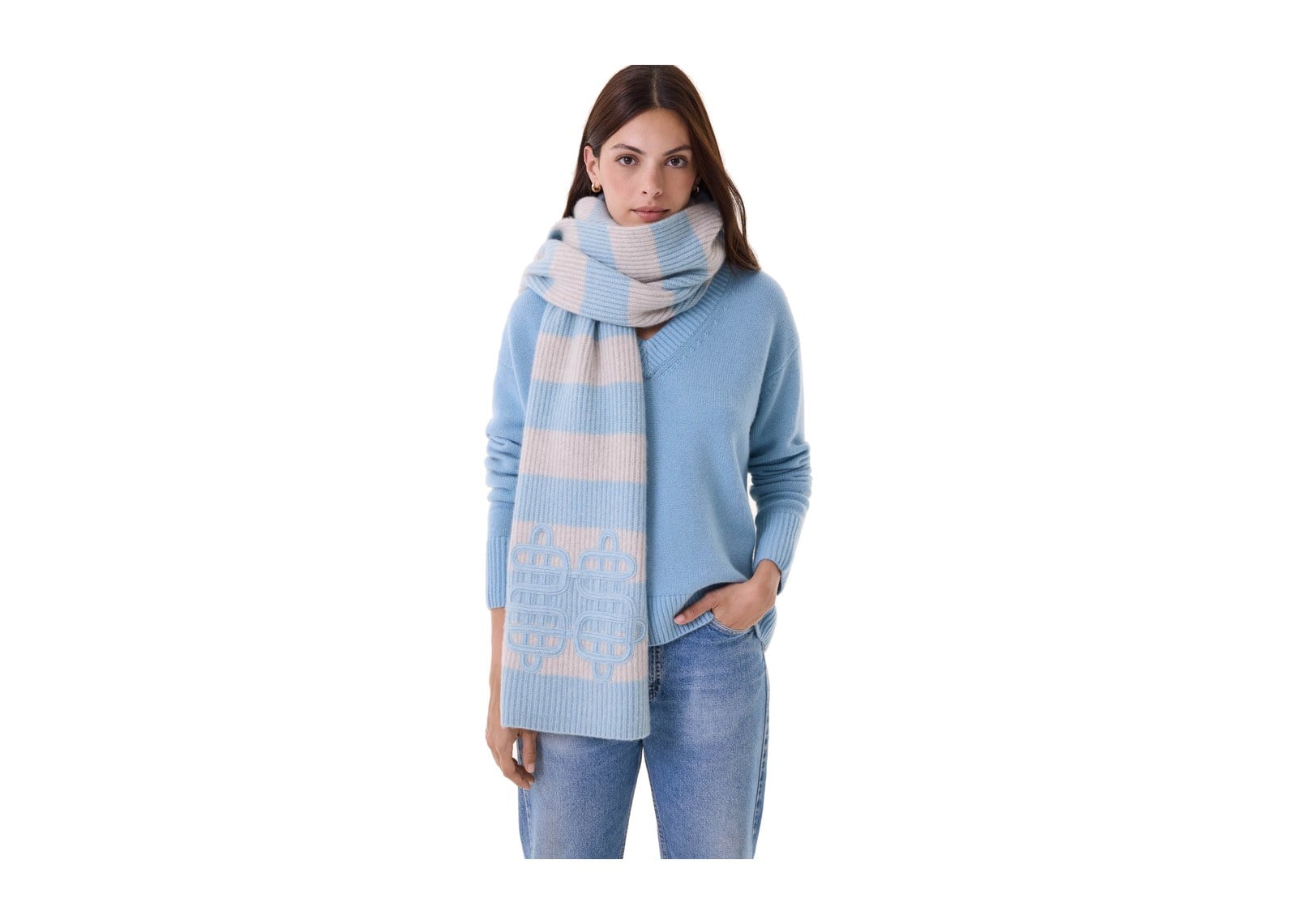 Kujten Scarf Rugby Vintage Blue - görsel 2
