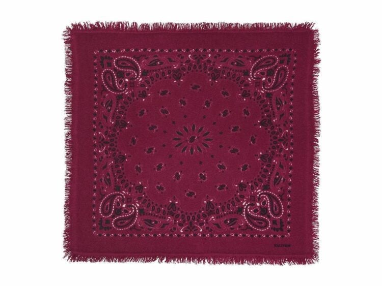 Kujten Small Bandana Hachi Bico Marl Wine Red