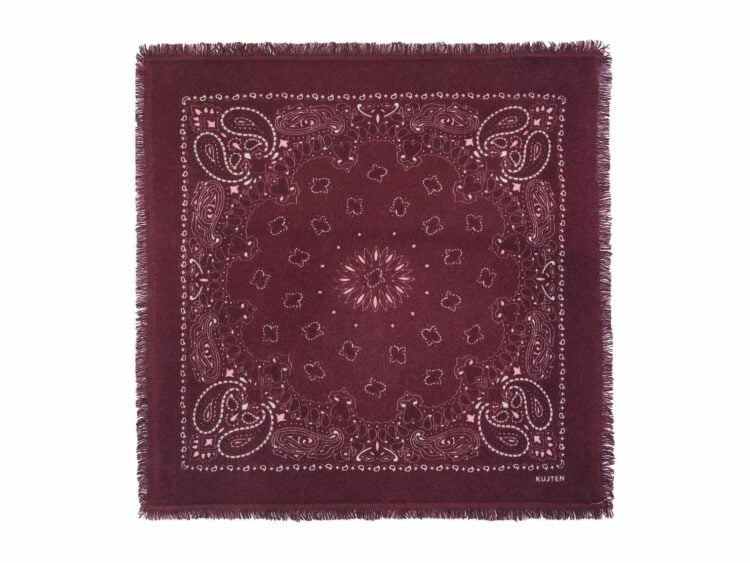 Kujten Small Bandana Hachi Bico Milano Burgundy