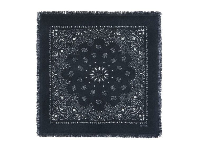 Kujten Small Bandana Hachi Bico Noir White