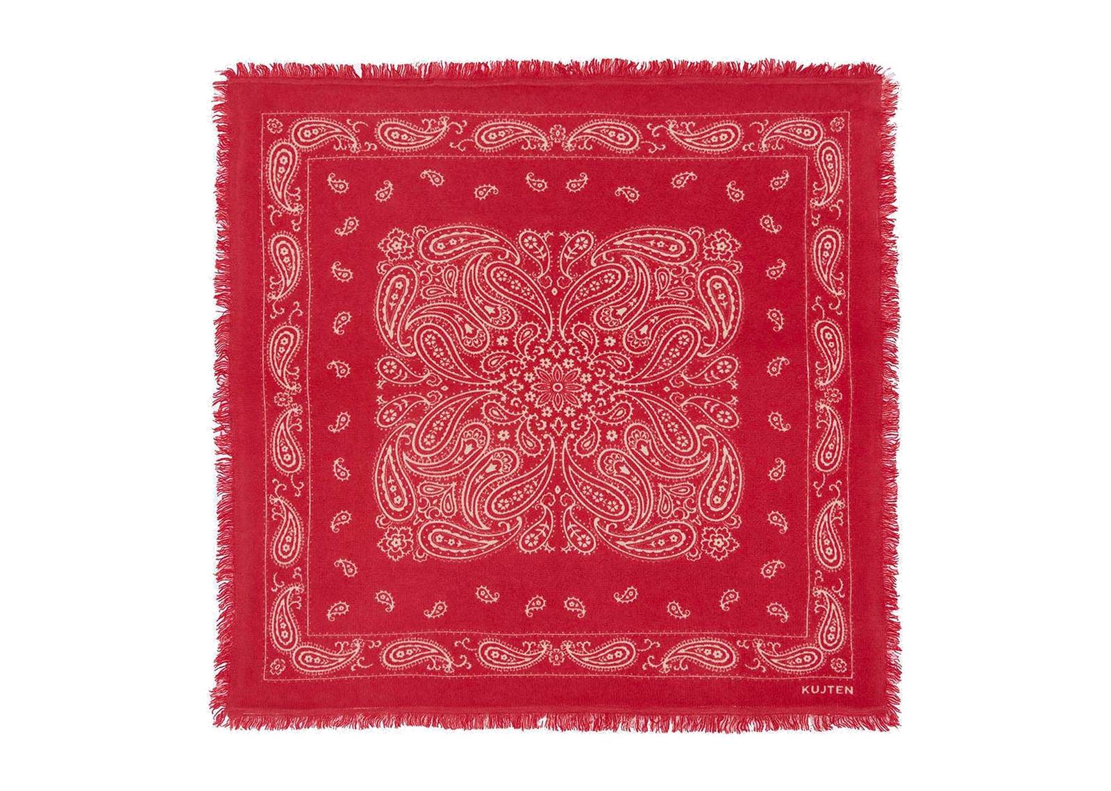 Kujten Small Coral Red Elvis Bandana