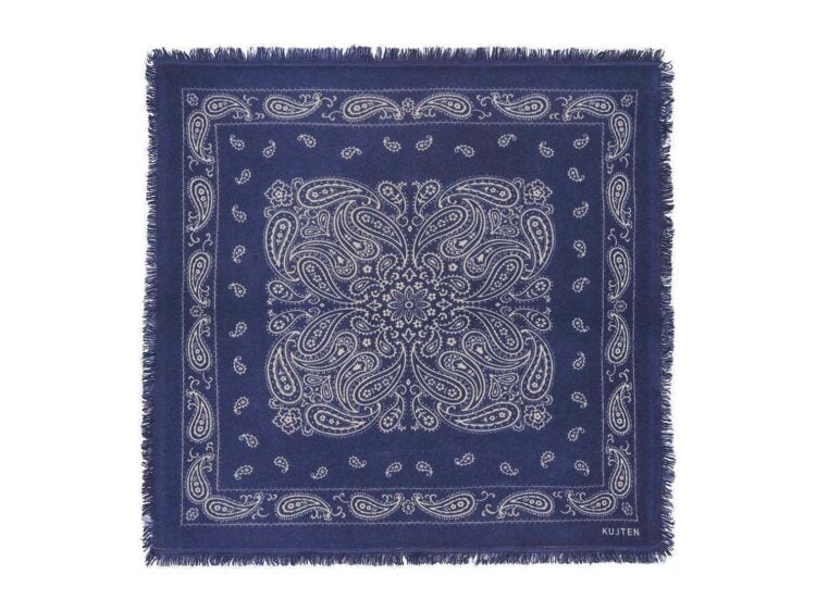 Kujten Small Raw Denim Elvis Bandana