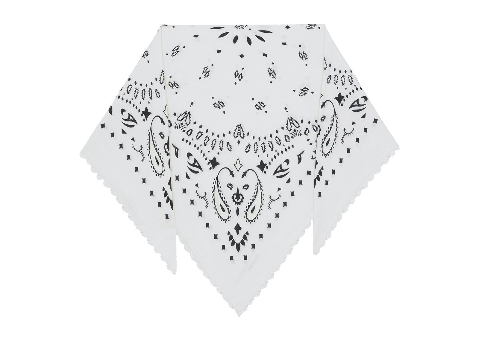 Kujten Square Scarf Tifa Pearl White