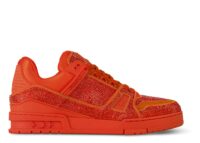 Louis Vuitton LV Trainer Orange Swarovksi Crystals