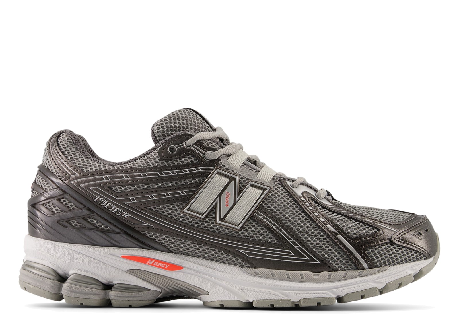 New Balance 1906R Black Metallic Urgent Red Slate