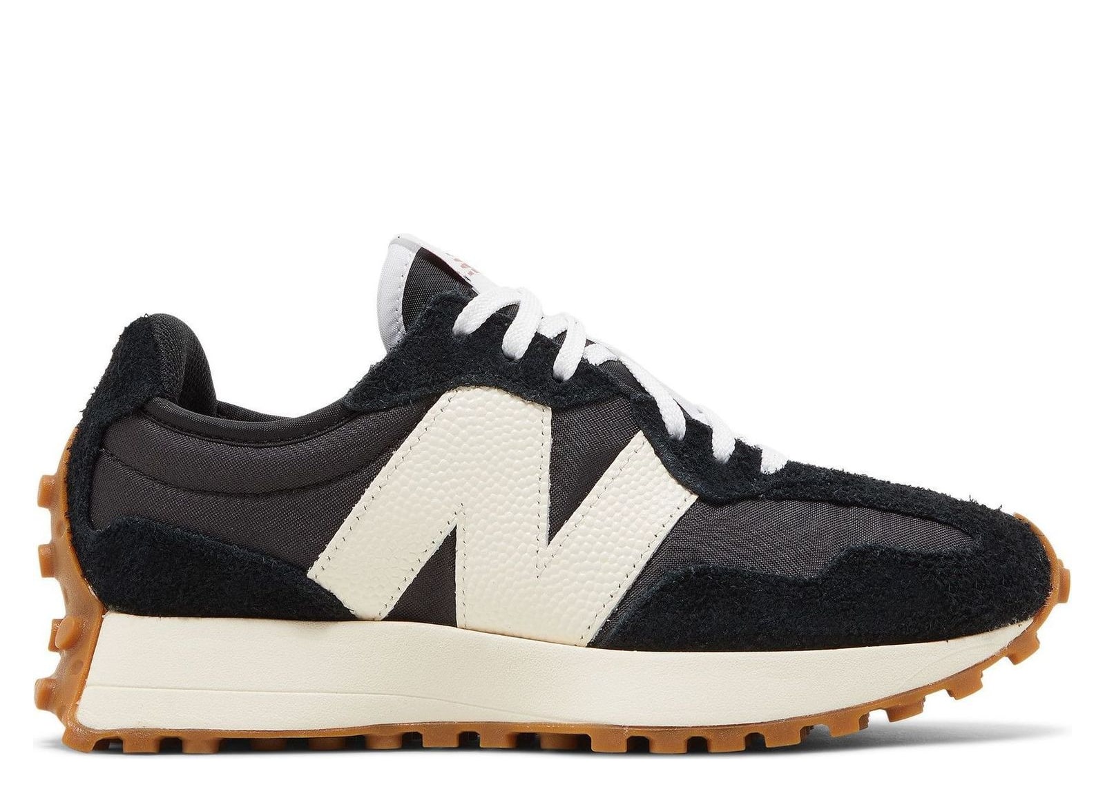 New Balance 327 Black White Gum (W)