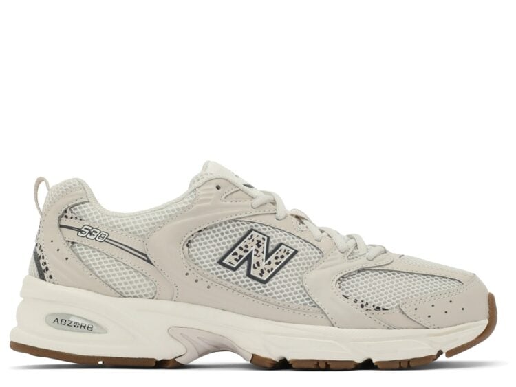 New Balance 530 Moonbeam Cow Print