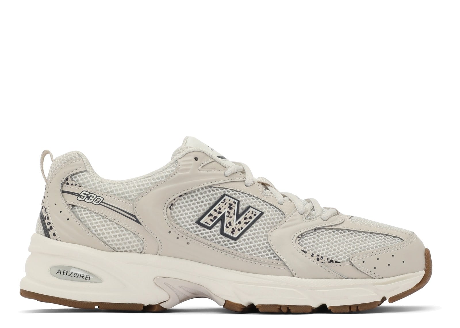 New Balance 530 Moonbeam Cow Print