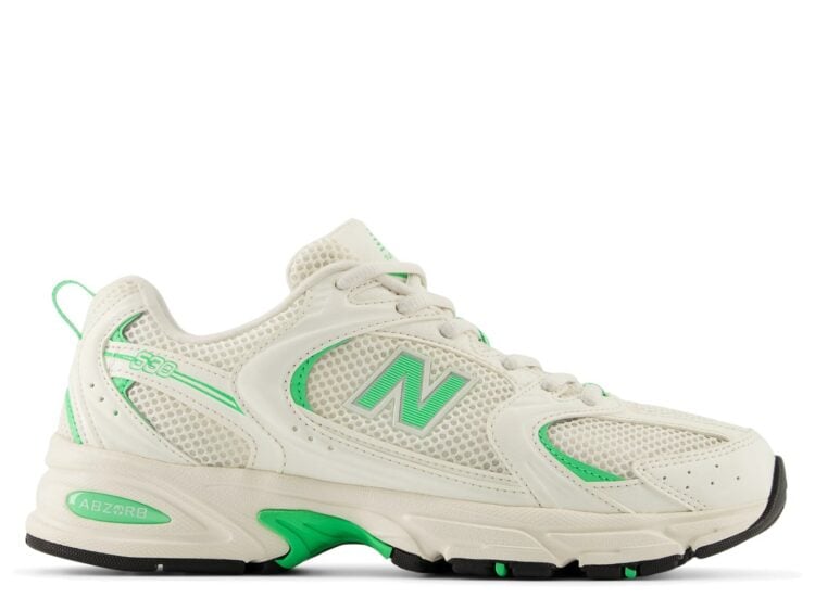 New Balance 530 Sea Salt Lime Leaf