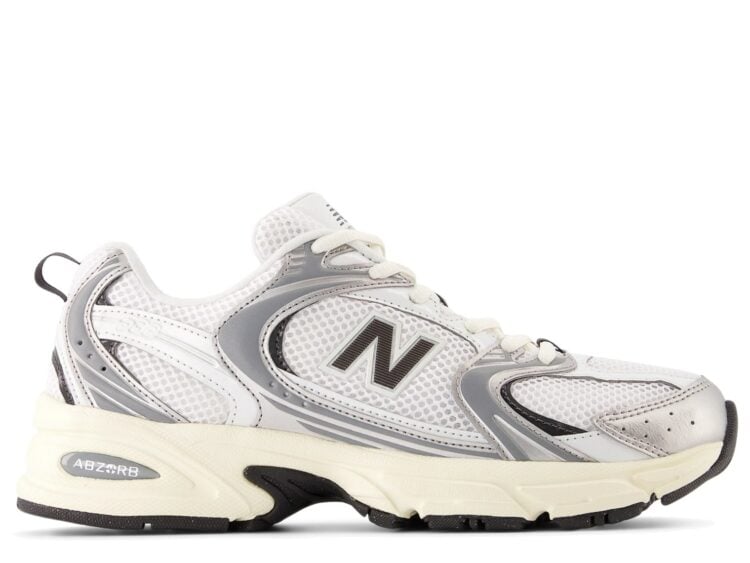 New Balance 530 Silver Metallic Black Cement
