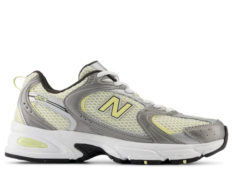 New Balance 530 Silver Metallic Parchment