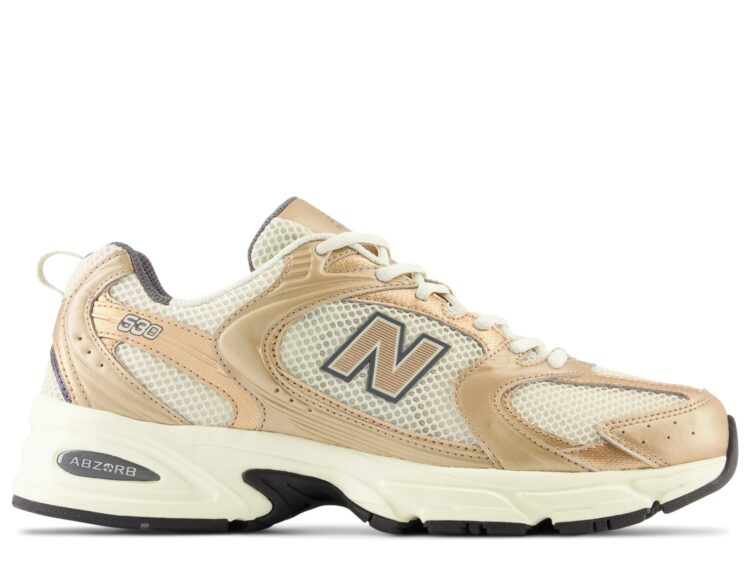 New Balance 530 Turtledove Gold Metallic