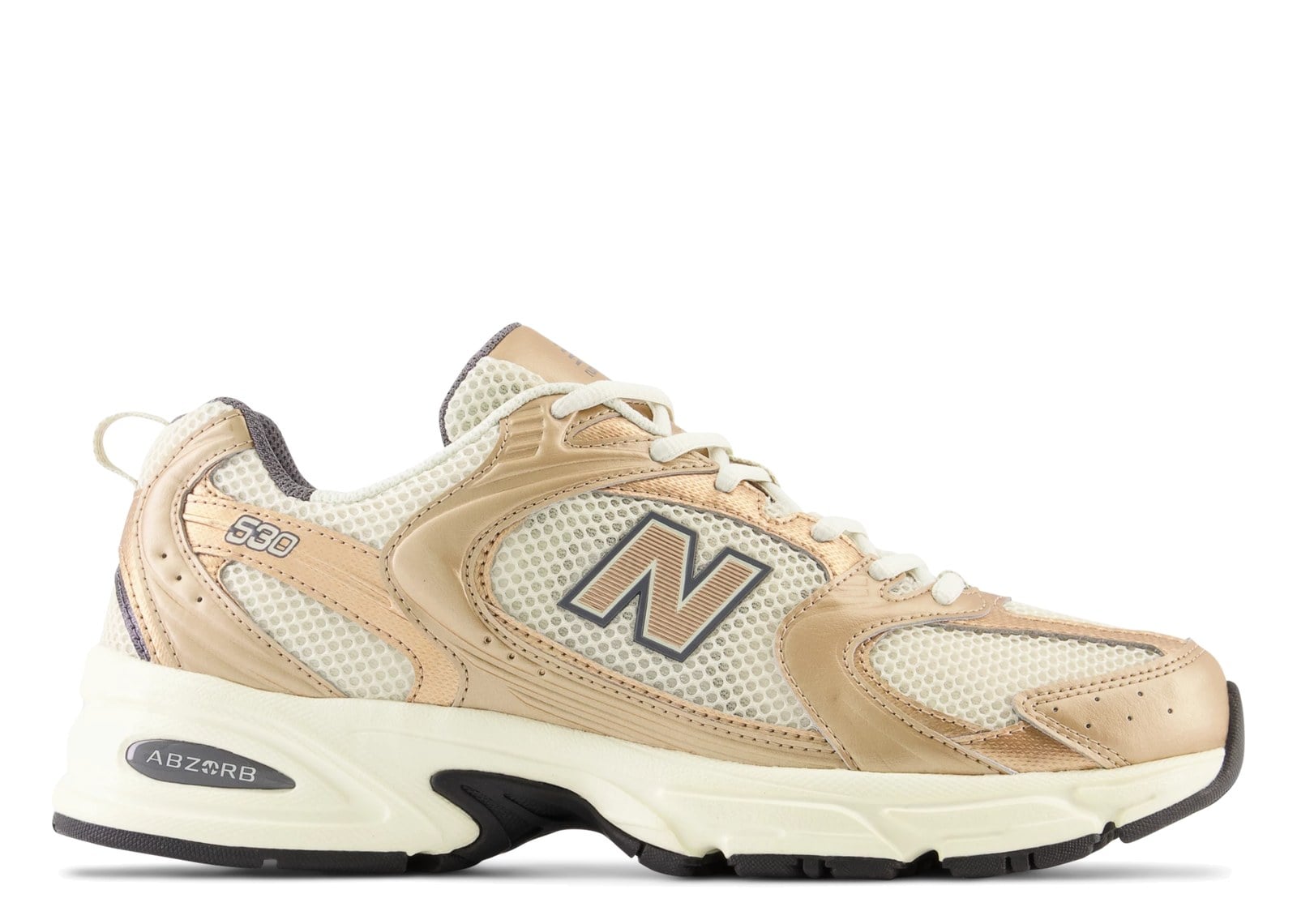 New Balance 530 Turtledove Gold Metallic