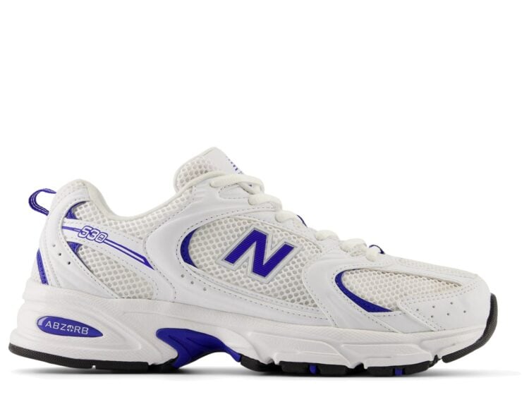 New Balance 530 White Blue Gemstone