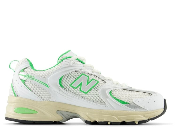 New Balance 530 White Palm Leaf