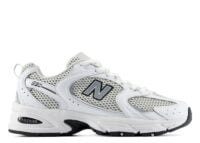 New Balance 530 White Silver Metallic Black Sole