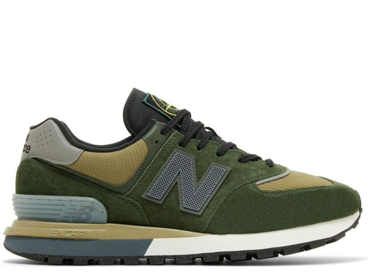 New Balance 574 Legacy Stone Island Dark Green