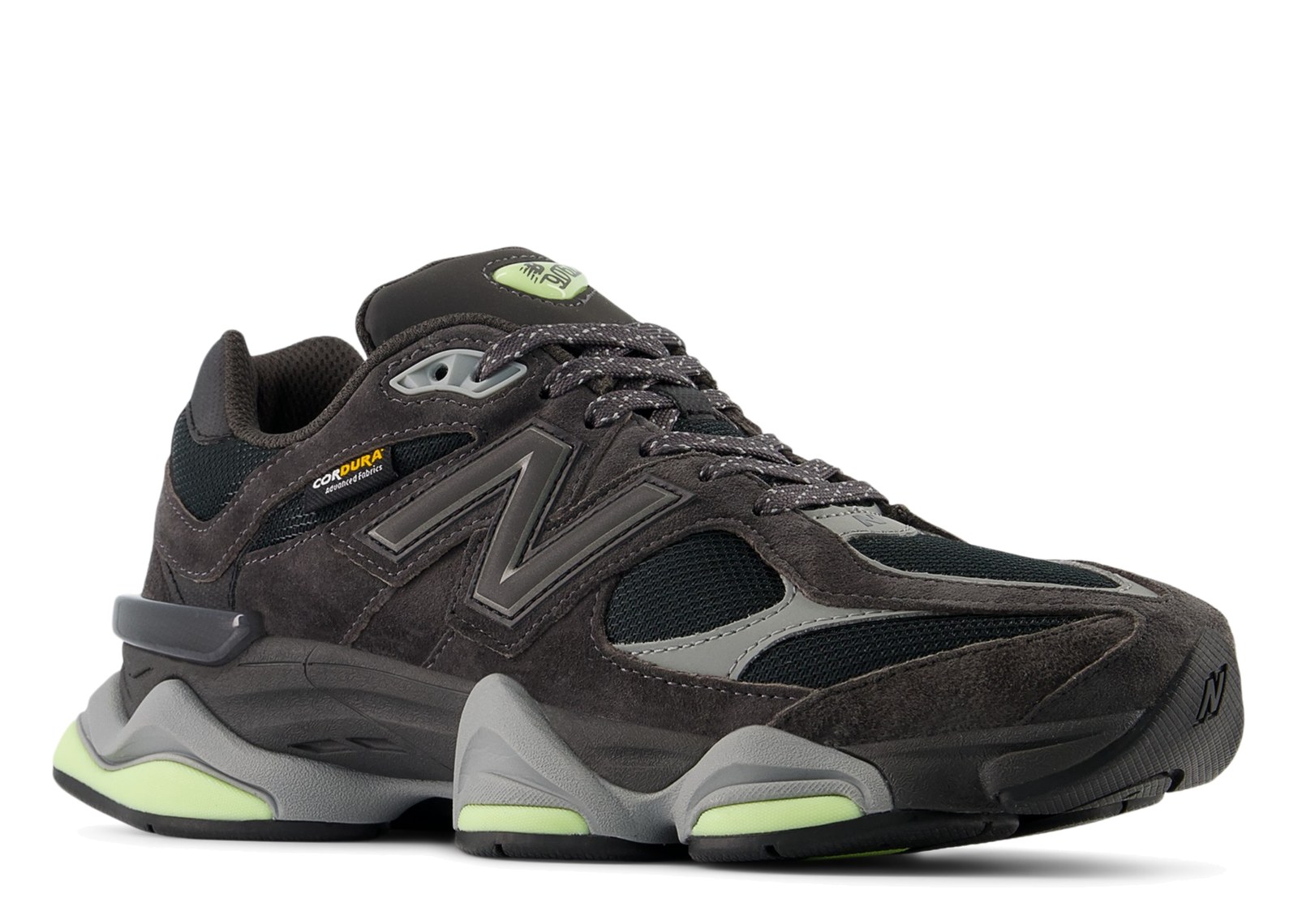 New Balance 9060 Black Cement Dry Lime - görsel 5
